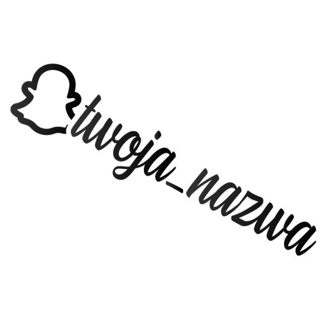 Naklejka SNAPCHAT